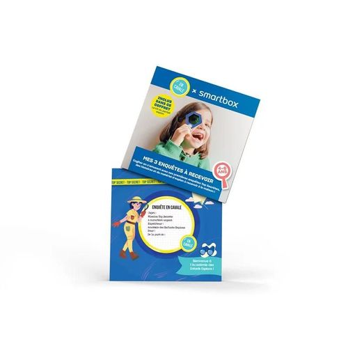3 Enquêtes Pour Un Enfant De 4 À 6 Ans À Recevoir À La Maison - Smartbox - Coffret Cadeau Multi-Thèmes