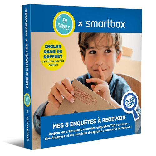 3 Enquêtes Pour Un Enfant De 7 À 12 Ans À Recevoir À La Maison - Smartbox - Coffret Cadeau Multi-Thèmes