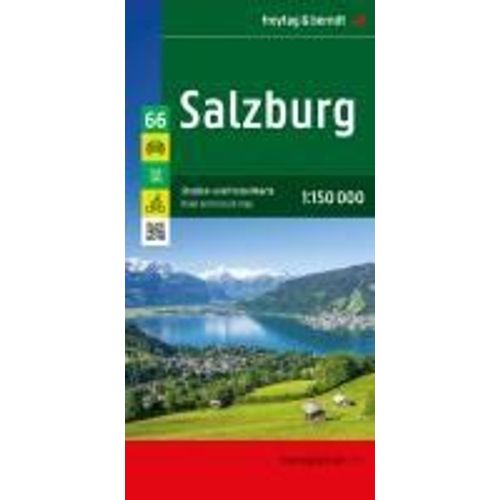 Salzburg, Straßen- Und Freizeitkarte 1:150.000, Freytag & Berndt