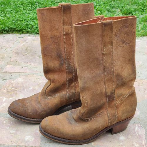 Bottes Cuir Retourné Type Gardian 40.