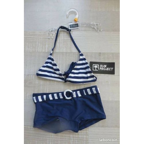 Maillot De Bain 2 Pièces Sun Project Fille 8 Ans