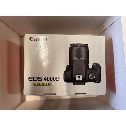 Canon EOS 4000D 18 mpix + Objectif 18-55mm + Kit Voyage