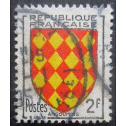 France N°1003 Armoirie Angoumois Oblitéré