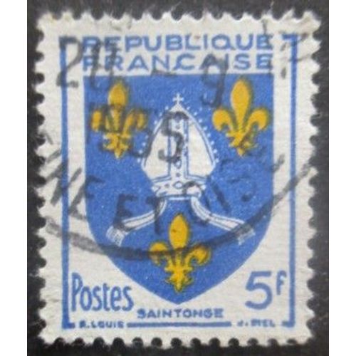 France N°1005 Armoirie De Saintonge Oblitéré