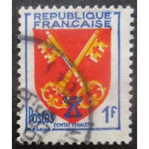 France N°1047 Armoirie Du Comtat Venaissin Oblitéré
