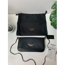 Sac à main Rocky Zadig & Voltaire - Bag iconiqueZ&V en cuir grainé | Noir