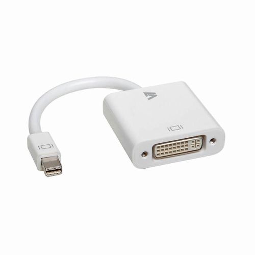 Adaptateur Mini DisplayPort vers DVI V7 CBL-MD1WHT-5E Blanc