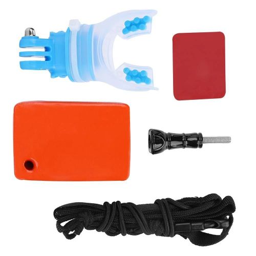 TELESIN Surf Plongée Ski Caméra Bouche Support Pour Gopro Hero 6 / 5 / 4 / 3