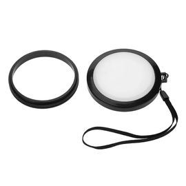 Appareil photo universel 72 mm Capuchon d'objectif 18 % balance des blancs Capuchons de protection anti-poussière Accessoire