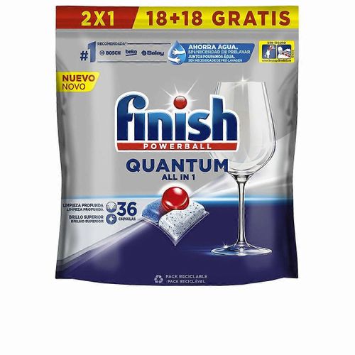 Pastilles pour lave-vaisselle Finition Quantum (36 unités)