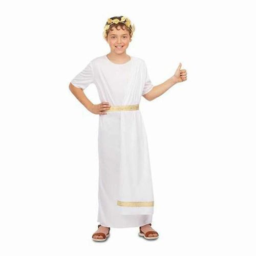Déguisement Pour Enfants Mon Autre Moi Blanc Romain Homme 3 Pièces