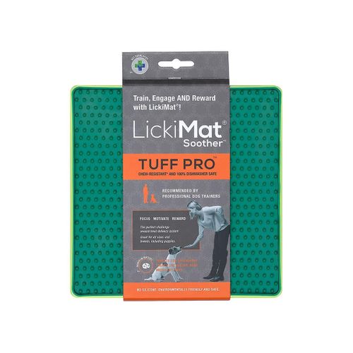 Mangeoire Pour Chien Lickimat Vert Polypropylène Tpr