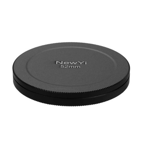 Couvercle de capuchon de protection de l'objectif de l'objectif fileté de l'appareil photo résistant à la poussière en alliage d'aluminium durable (52 mm)