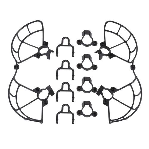 Protections D'hélice Pales Housse De Protection + Train D'atterrissage Surélevé Pour Dji Spark (Noir)-Générique