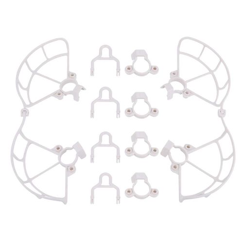 Protections D'hélice Pales Housse De Protection + Train D'atterrissage Surélevé Pour Dji Spark (Blanc)-Générique