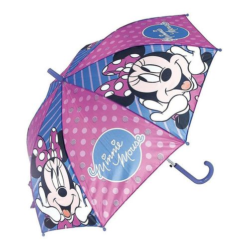 Parapluie Automatique Minnie Mouse Lucky Bleu Rose (Ø 84 Cm)