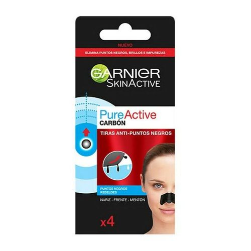 Bandes De Nettoyage Pores Pure Active Carbon Garnier (4 Uds) 
