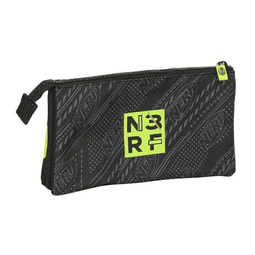 Triple Fourre-Tout Nerf Get Ready Noir 22 X 12 X 3 Cm