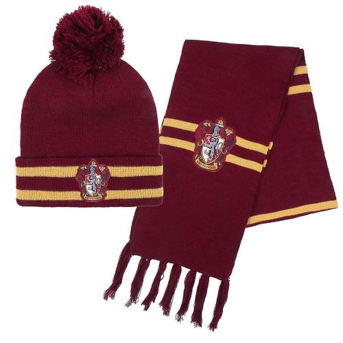 Bonne Et Écharpe Harry Potter Rouge (Taille Unique)