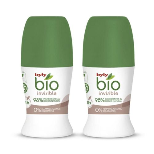 Déodorant Roll-On Bio Natural 0% Invisible Byly Bf-8411104045187_Vendor (2 Pcs) (50 Ml) 