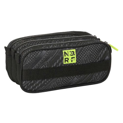 Triple Fourre-Tout Nerf Get Ready Noir 21,5 X 10 X 8 Cm