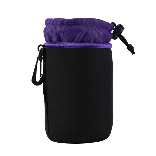 Sac de rangement d'objectif d'appareil photo Étui de protection Pochette antichoc pour reflex numérique (M)