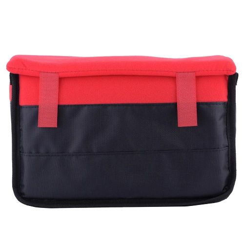 Doublure de sac photo épaissie antichoc chaude avec étui de protection de cloison amovible (rouge)