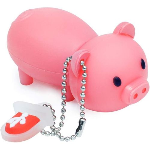 SHIBA-LEIZHAN Clé USB Porc,Flash Drive USB 2.0 Pendrive en Silicone-32Go[656]