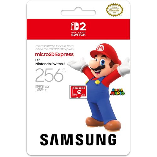 Carte mémoire SAMSUNG micro SD express 256 Go pour Nintendo Switch 2