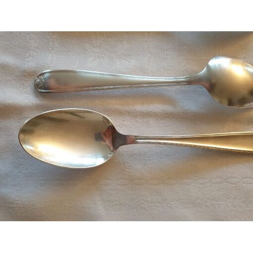 12 Cuillères à Soupe CHRISTOFLE – Modèle Coquille Bérain 4, Métal Argenté, Très Bon état