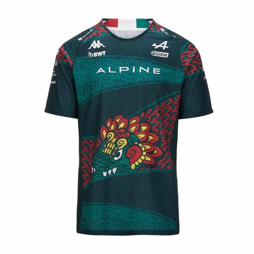Maillot Kombat Gasly Mexico Bwt Alpine F1 Team Vert