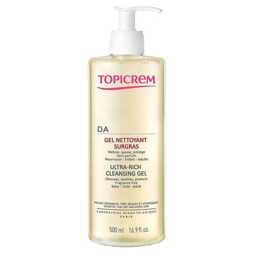Gel Douche Topicrem Ultra-Rico Nettoyant Peau Sèche 
