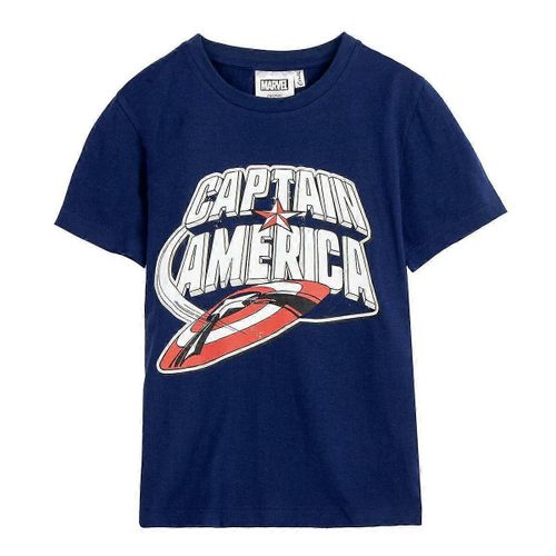 T-Shirt À Manches Courtes Pour Enfant The Avengers Blue