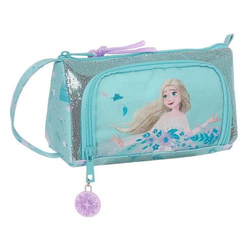 Mallette d¿école avec accessoires La Reine des neiges Hello printemps Bleu clair 20 x 11 x 8,5 cm (32 pièces)