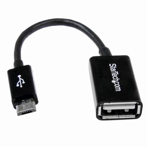 Cable Micro USB Startech UUSBOTG USB A Micro USB B Black