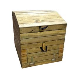 Composteur en bois 500l douglas 80 x 80 x 85