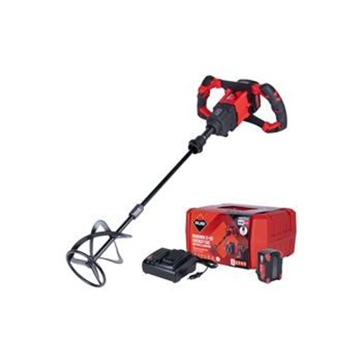 Malaxeur sans fil RUBIMIX E-10 Energy CAS - Ø 120 mm - Avec Batterie 18V + Chargeur + Coffret - RUBI - 26570