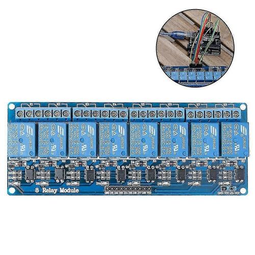 Module Relais Channel DC 5V avec Optocoupleur compatible avec Arduino Uno R3 Mega 1280 Dsp Arm Pic Avr Stm32 Raspberry Pi