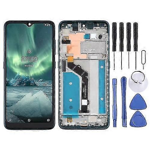 Tft Écran Lcd Compatible Avec Nokia 6.2 Ta-1198 Ta-1200 Ta-1187 Ta-1201 Digitizer Assemblage Complet Avec Cadre