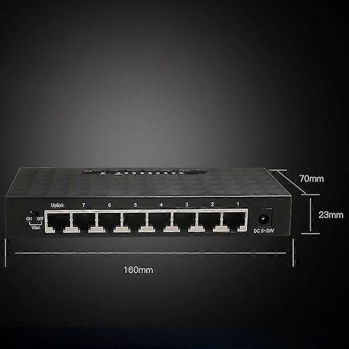 Commutateur réseau Gigabit 8 ports 1000mbps Commutateur réseau Gigabit Ethernet Lan Hub Ethernet Smart Switc