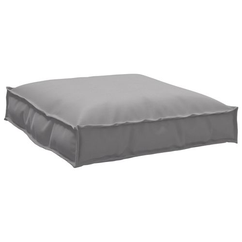 Vidaxl Ensemble De Coussins De Palette 2 Pièces Gris Polyester