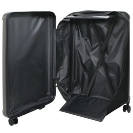 vidaXL Valise Rigide 28'' Gris Foncé 50x30x76 cm ABS
