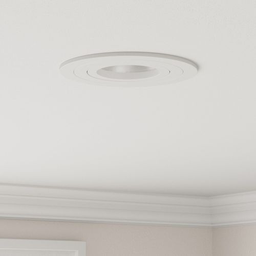 vidaXL Projecteurs intégrés 24 pcs Ronds GU10 Blanc Ø91 mm