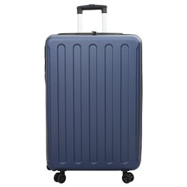 vidaXL Valise pliable Coquille dure 28"""" Bleu foncé 50x30x76 cm ABS