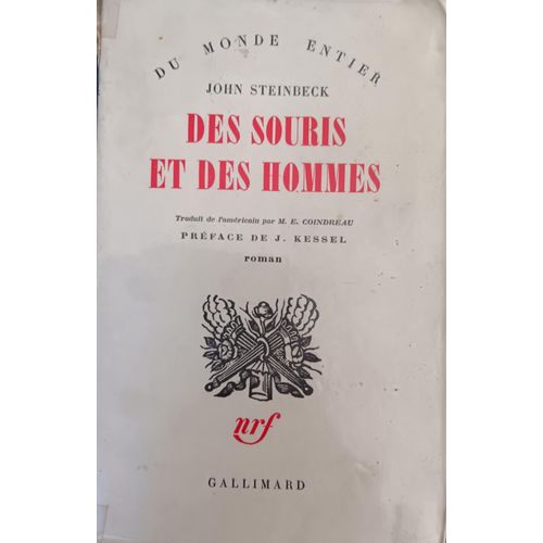 Des Souris Et Des Hommes, Steinbeck, 1955