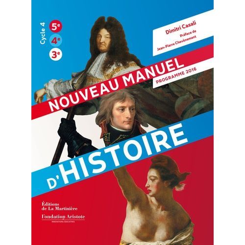 Nouveau Manuel D'histoire Cycle 4 5e-4e-3e