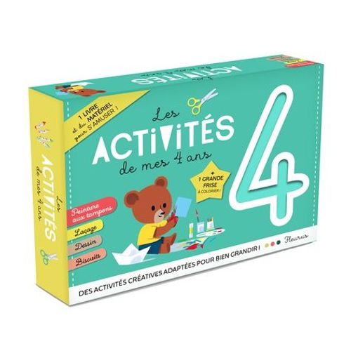 Les Activités De Mes 4 Ans - 1 Livre Et Du Matériel Pour S'amuser !
