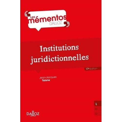 Institutions Juridictionnelles