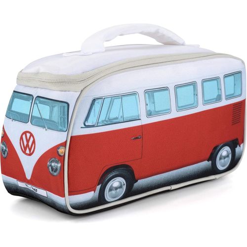 SHIBA-VW Collection - Volkswagen Combi Bus T1 Camper Van Combi Sac à Lunch (Rouge)[1110]