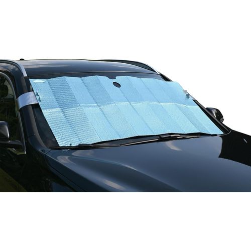 Contrejour Pop 463630 Pare Soleil Voiture 2 En 1 Protection Du Soleil & Du Gel, Bleu Ciel[84]